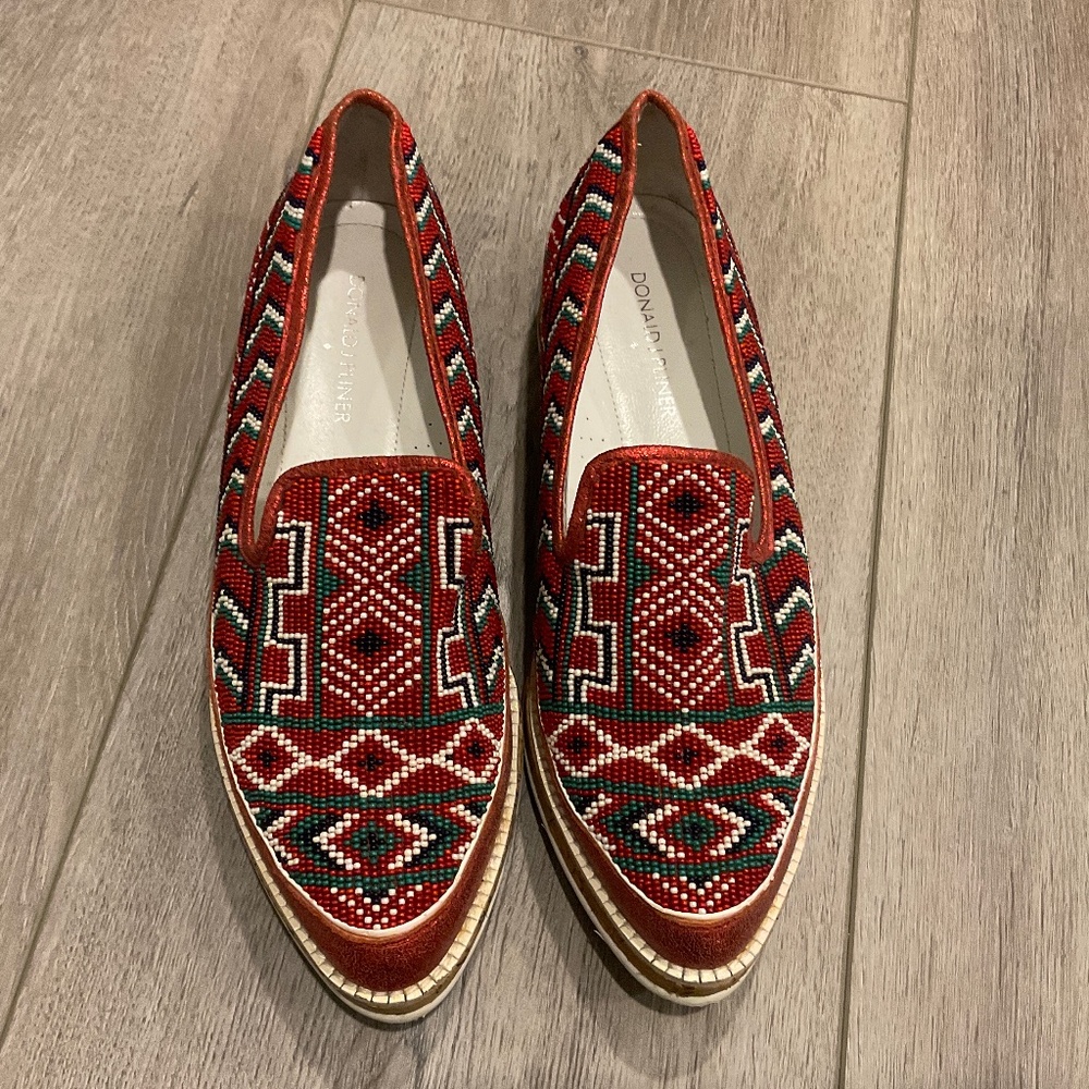 Donald J. Pliner Multicolor Patterned Loafers - Picture 3 of 10